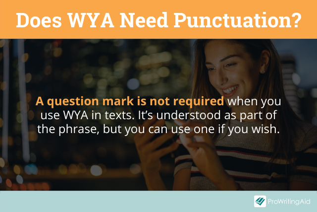 WYA punctuation
